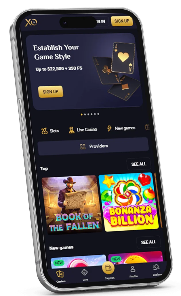 RollXO Casino: Mobile